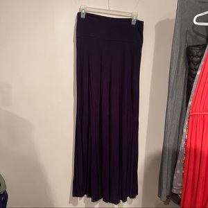 Navy maxi skirt